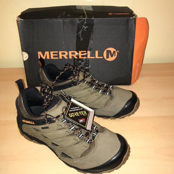 Mens' Merrell Cham 7 GTX (J98289) Chameleon Hiking Shoes-Size 8 - Picture 1 of 11
